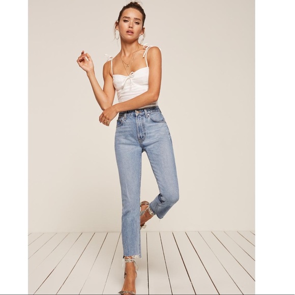 reformation cigarette jeans